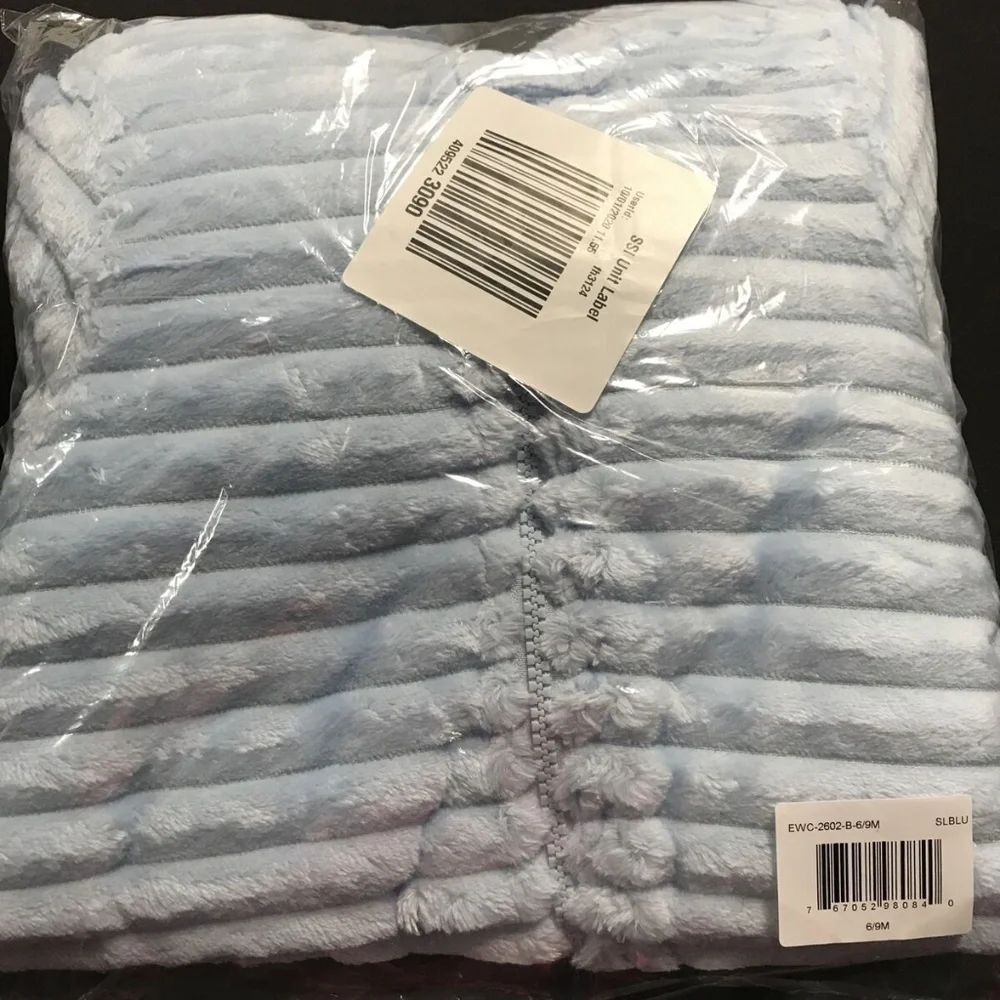 Wonder Nation‎ Cute & Cozy 1 Pc Baby Boys Snowsuit Plush Bunting Pram Blue 3-6M